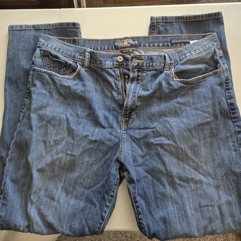 Lucky Men's Blue Denim Jeans 40x32